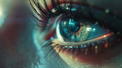 AI in advancement of eye care technology - obrazy, fototapety, plakaty