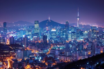 City skyline of Seoul