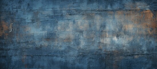Gritty Navy Aged Distressed Wall Texture Pattern.