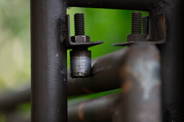 close up the iron door
