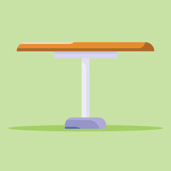table icon. Subtable to place on furniture, interior, etc.