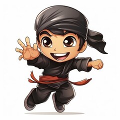 Game Character concept art isolated white background