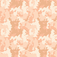 Seamless colorful fashion camo pattern vector - 756917249