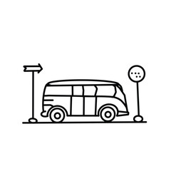 combi car van tour authentic t shirt vintage logo design illustration