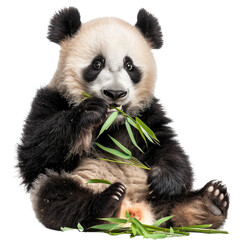 panda eating bambbo