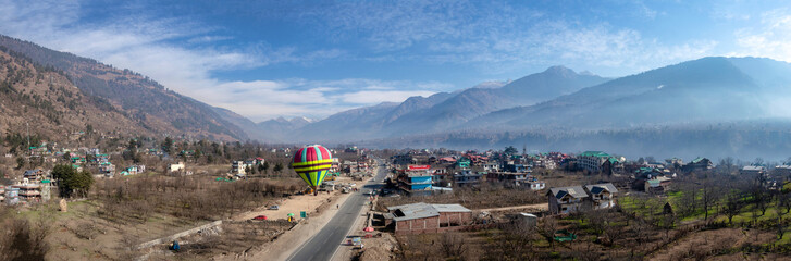 panorama of the mountains