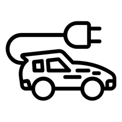 electric car icon