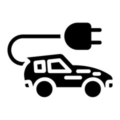 electric car icon