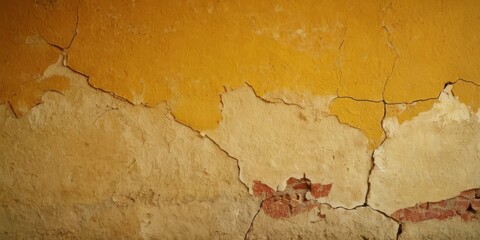 Ancient wall with rough cracked paint, old fresco texture background Ancient wall with rough cracked paint, old fresco texture background