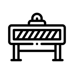 barrier line icon
