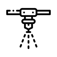 sprinkler line icon