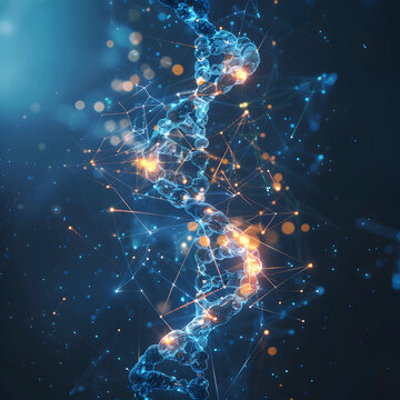 dna strand, healthcare concept