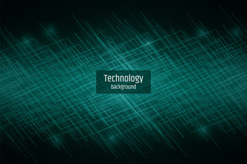 Abstract digital background of points and lines. Glowing black plexus. Big data. Network or connection. Abstract technology science background. 3d vector illustration
