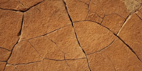 Fototapeta premium Brown stone or rock background and texture crack