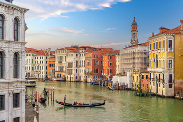Romantic Venice. Cityscape of  old town and Grand Canal - 756933464