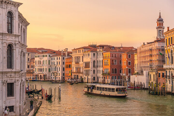 Romantic Venice. Cityscape of  old town and Grand Canal - 756933474