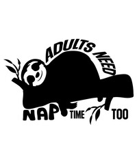 Sloth SVG Bundle, Sloth PNG Bundle, Sloth Clipart, Sloth Silhouette, Sloth SVG Cut Files for Cricut, Sloth Life Svg, Sloth Quotes Svg