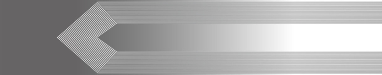 グレーの矢印のような幾何学模様の抽象的な背景、バナーのデザイン。ラインパターン。ベクターイラスト