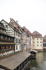 City Strassbourg, France in the winter time but not Christmas