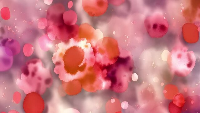 Abstract multicolor painting background, Abstract basic watercolor background animation, Simple watercolor background
