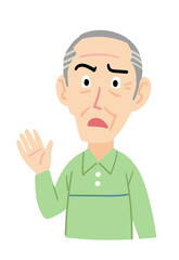 年配の男性
