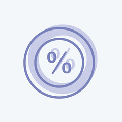 Icon Best Offer. suitable for Business symbol. two tone style. simple design editable. design template vector. simple symbol illustration