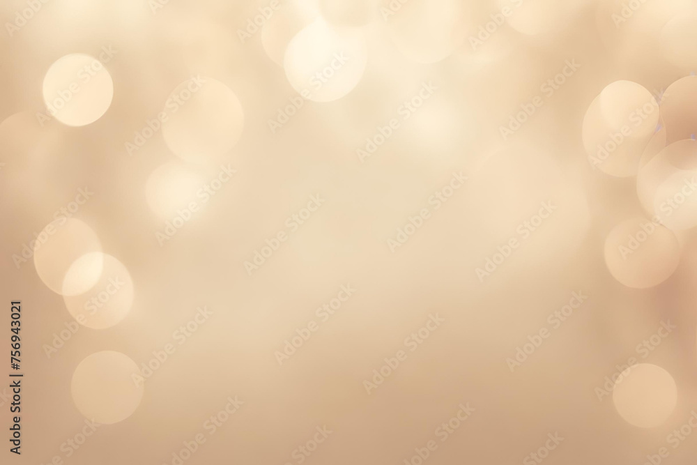 Wall mural abstract gradient smooth blurred bokeh beige background image