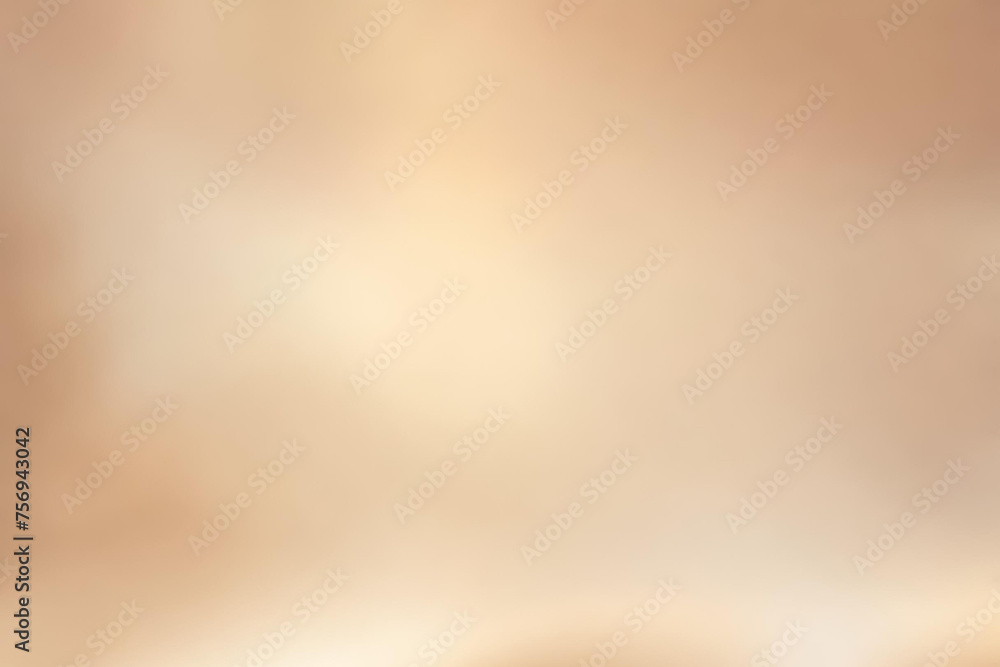 Wall mural abstract gradient smooth blurred bokeh beige background image