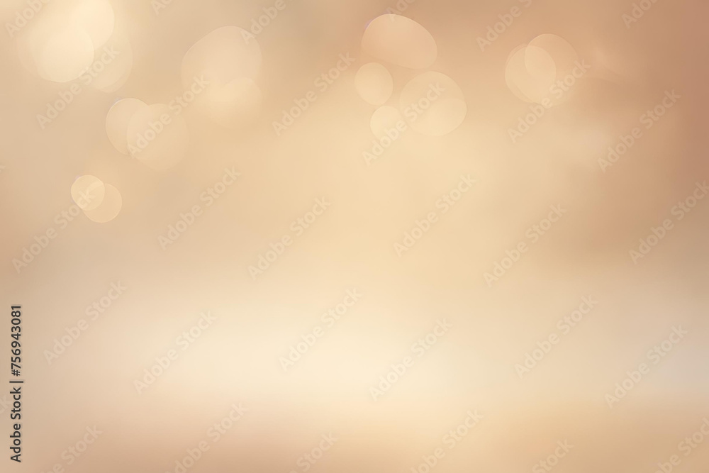 Wall mural abstract gradient smooth blurred bokeh beige background image