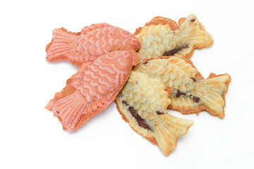 Bungeoppang,Fish-shaped bread with sweet red bean filling