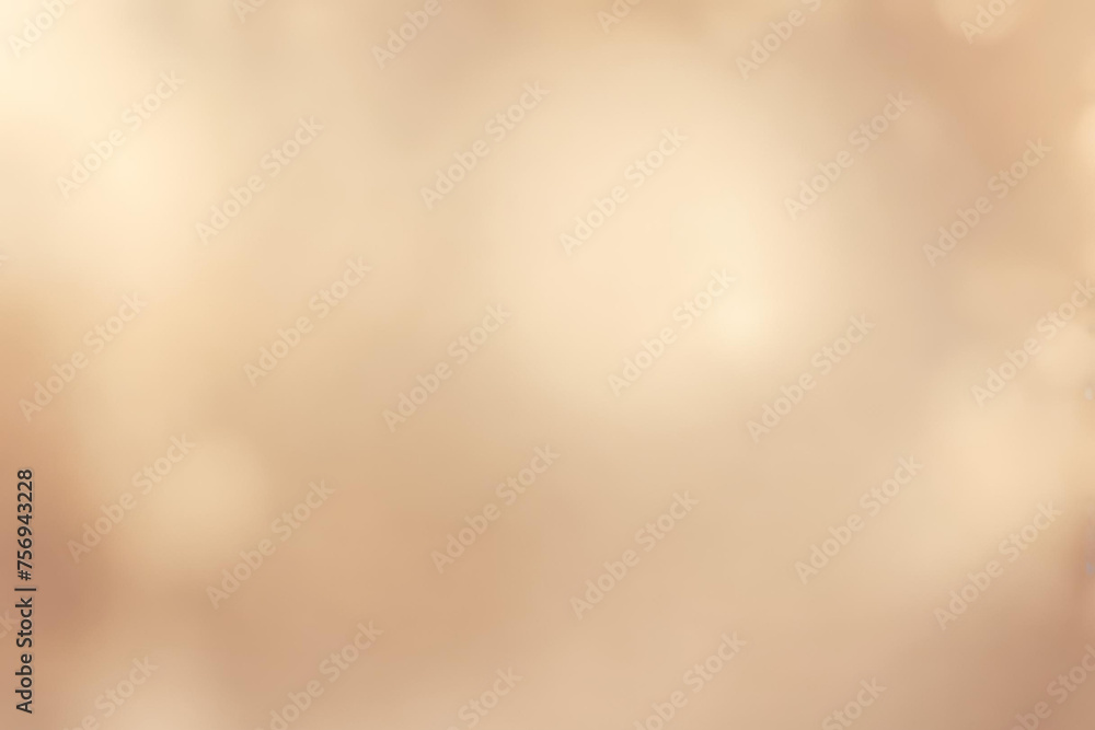 Wall mural abstract gradient smooth blurred bokeh beige background image