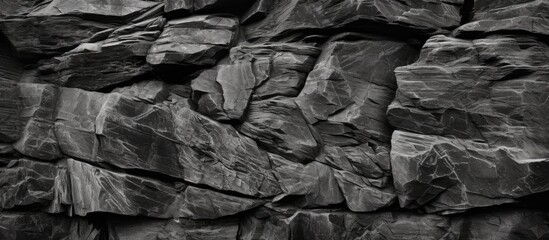 Black and white texture of stone surface