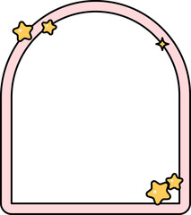 Groovy Retro Arched Frame