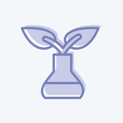 Icon Innovation. suitable for education symbol. two tone style. simple design editable. design template vector. simple illustration