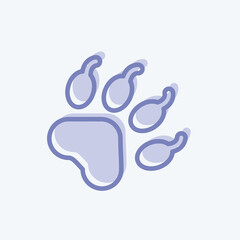 Icon Fauna. suitable for education symbol. two tone style. simple design editable. design template vector. simple illustration