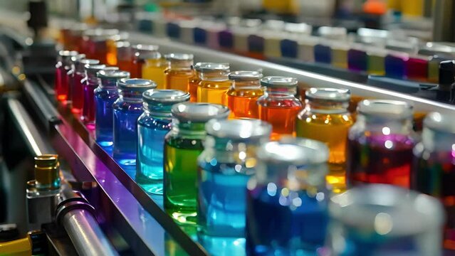 Cuttingedge automation allows for efficient and consistent filling and packaging of these revolutionary industrial inks minimizing human error.