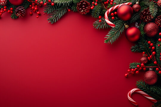 Christmas holiday background with space for copy 