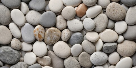 repeatable texture of white and gray pebbles