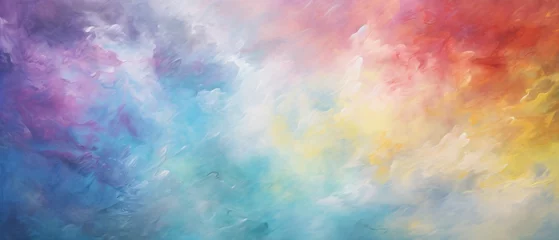 Photo sur Plexiglas Mélange de couleurs Colorful abstract oil painting art background. Texture