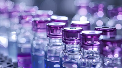 Stem Cell Therapy Vials in a Laboratory represent the Next Generation of Regenerative Medicine.