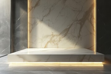 A minimalist podium exuding timeless elegance