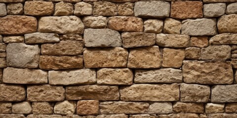 seamless ashlar old stone wall texture background