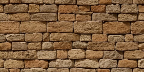 Fototapeta premium seamless ashlar old stone wall texture background