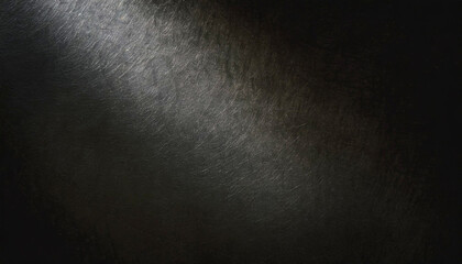 Black grained leather surface texture - obrazy, fototapety, plakaty