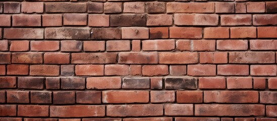Fototapeta premium Red brick wall for texture and background.