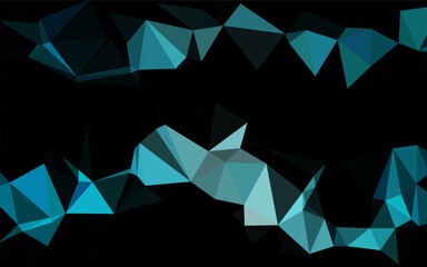 Light BLUE vector low poly texture.