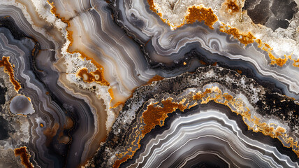 Fototapeta premium Geode rock texture, background and wallpaper. Neural network generated image. Not based on any actual scene or pattern.