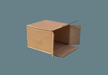 Cheap cardboard box.