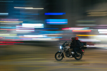 motorcycle on the road