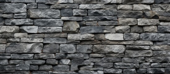 Obraz premium Grey stone wall background